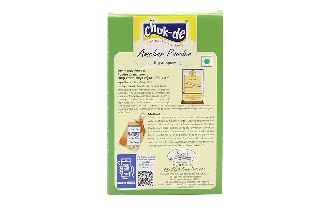 Chuk-de Amchur Powder    Pack  100 grams